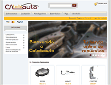 Tablet Screenshot of catalizauto.com